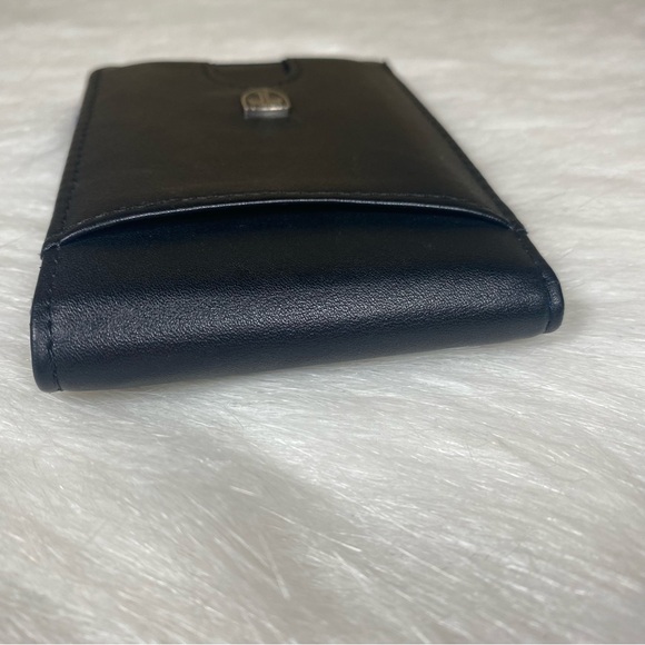 Mens Travando Slim Wallet with Money Clip Black And Blue - Picture 9 of 11